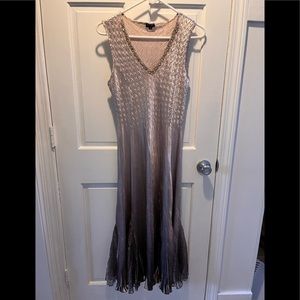 Komarov 2piece Taupe dress